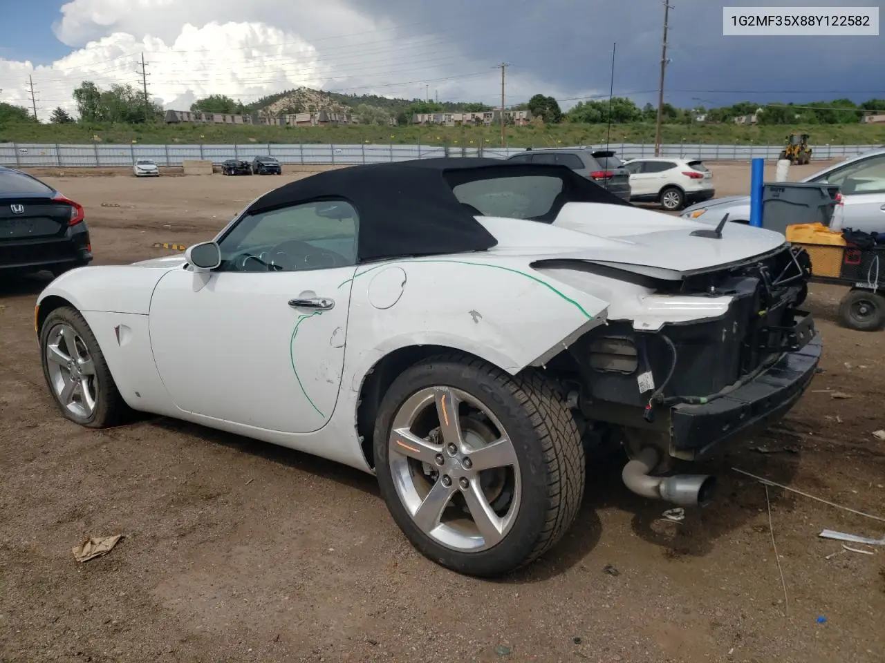 2008 Pontiac Solstice Gxp VIN: 1G2MF35X88Y122582 Lot: 60097115