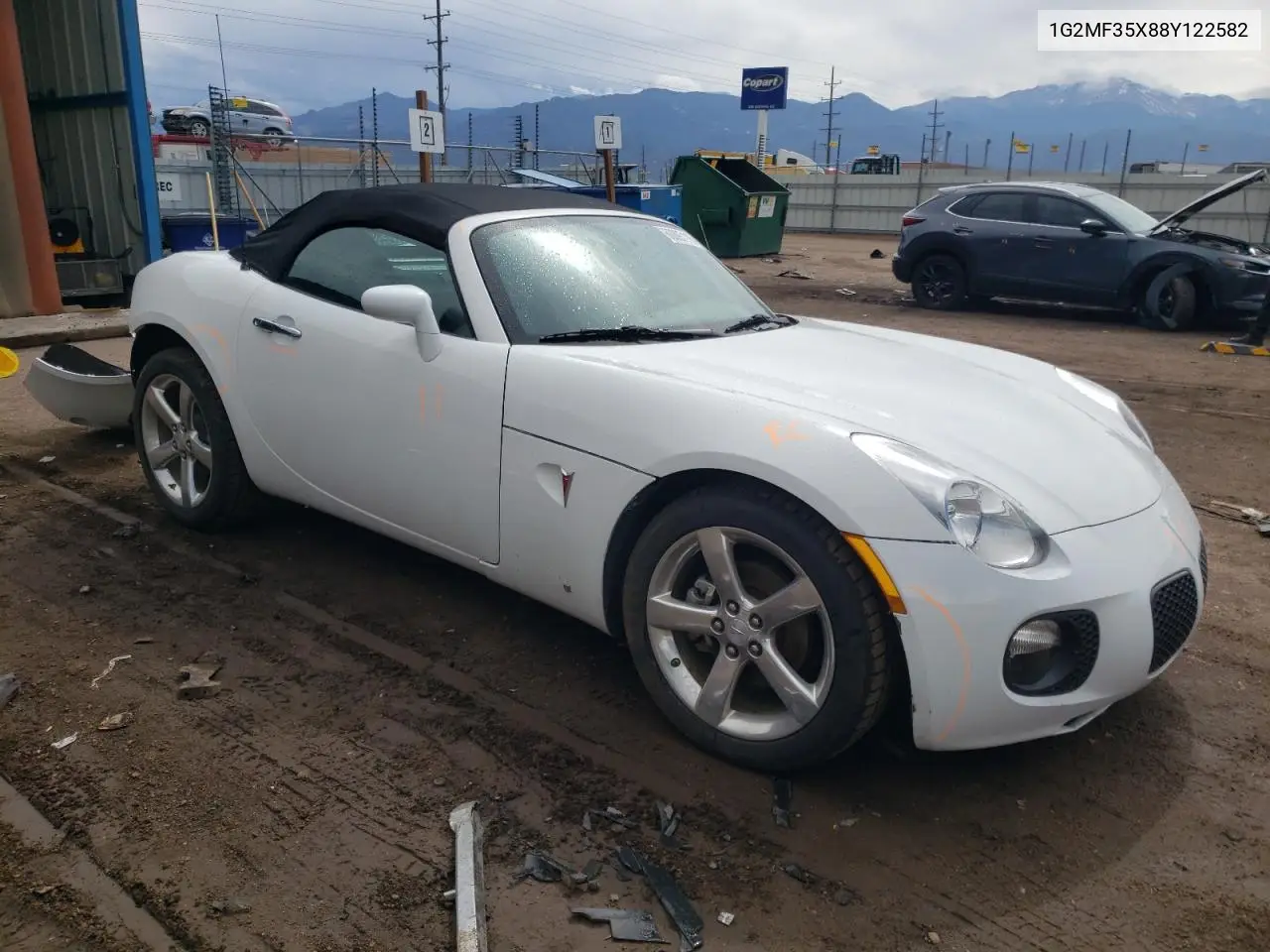 2008 Pontiac Solstice Gxp VIN: 1G2MF35X88Y122582 Lot: 60097115