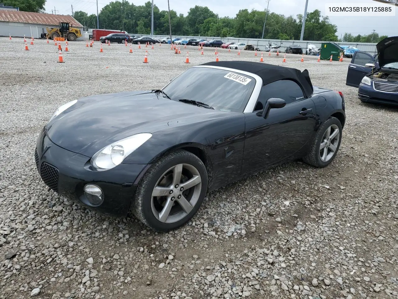 2008 Pontiac Solstice VIN: 1G2MC35B18Y125885 Lot: 60138135