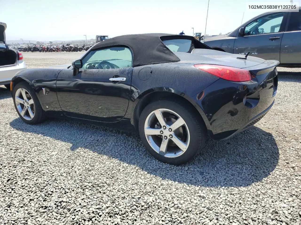 2008 Pontiac Solstice VIN: 1G2MC35B38Y120705 Lot: 60512565