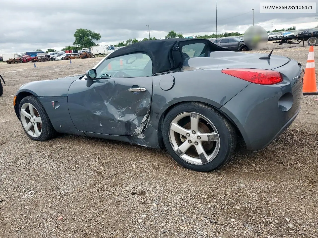 2008 Pontiac Solstice VIN: 1G2MB35B28Y105471 Lot: 60885125