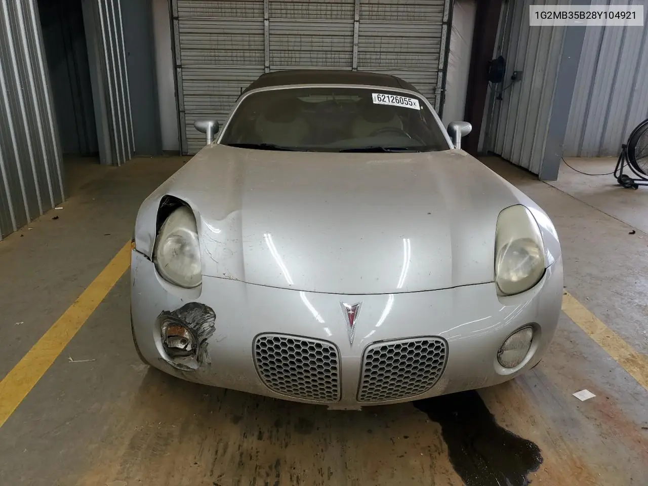2008 Pontiac Solstice VIN: 1G2MB35B28Y104921 Lot: 62126055