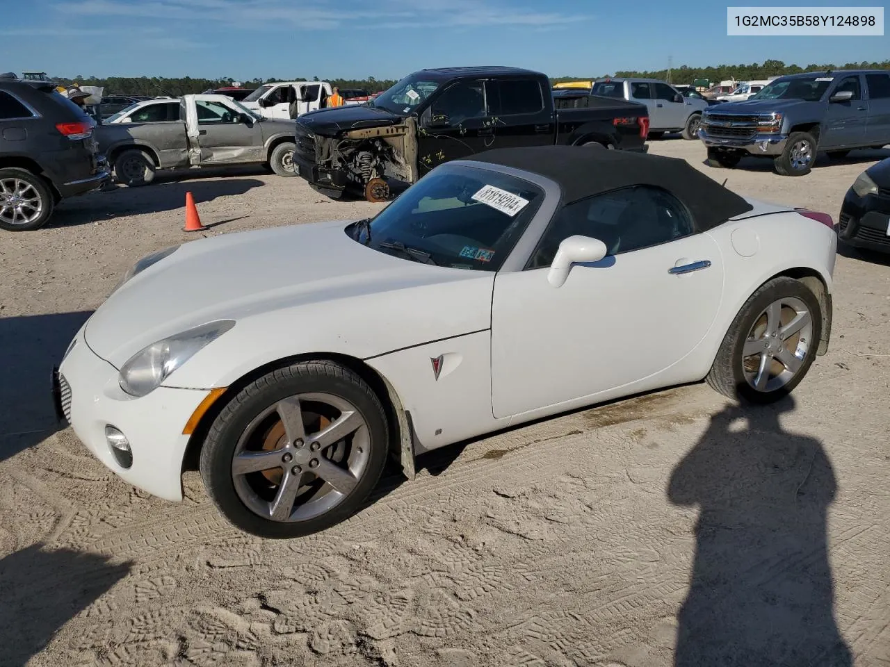 2008 Pontiac Solstice VIN: 1G2MC35B58Y124898 Lot: 81819204