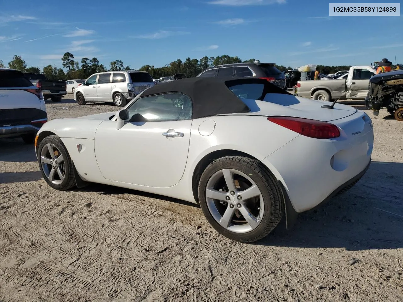 2008 Pontiac Solstice VIN: 1G2MC35B58Y124898 Lot: 81819204