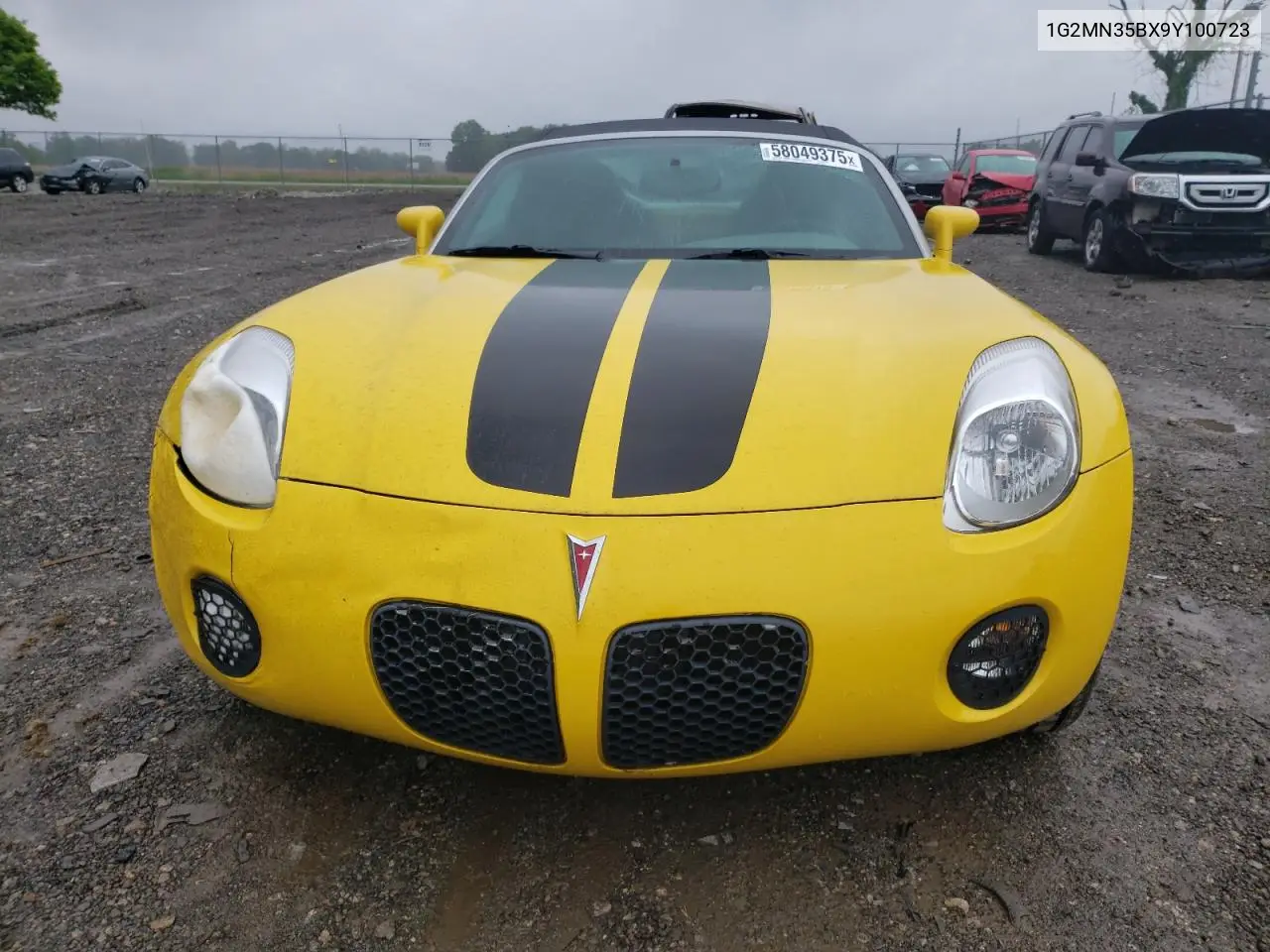 2009 Pontiac Solstice VIN: 1G2MN35BX9Y100723 Lot: 58049375