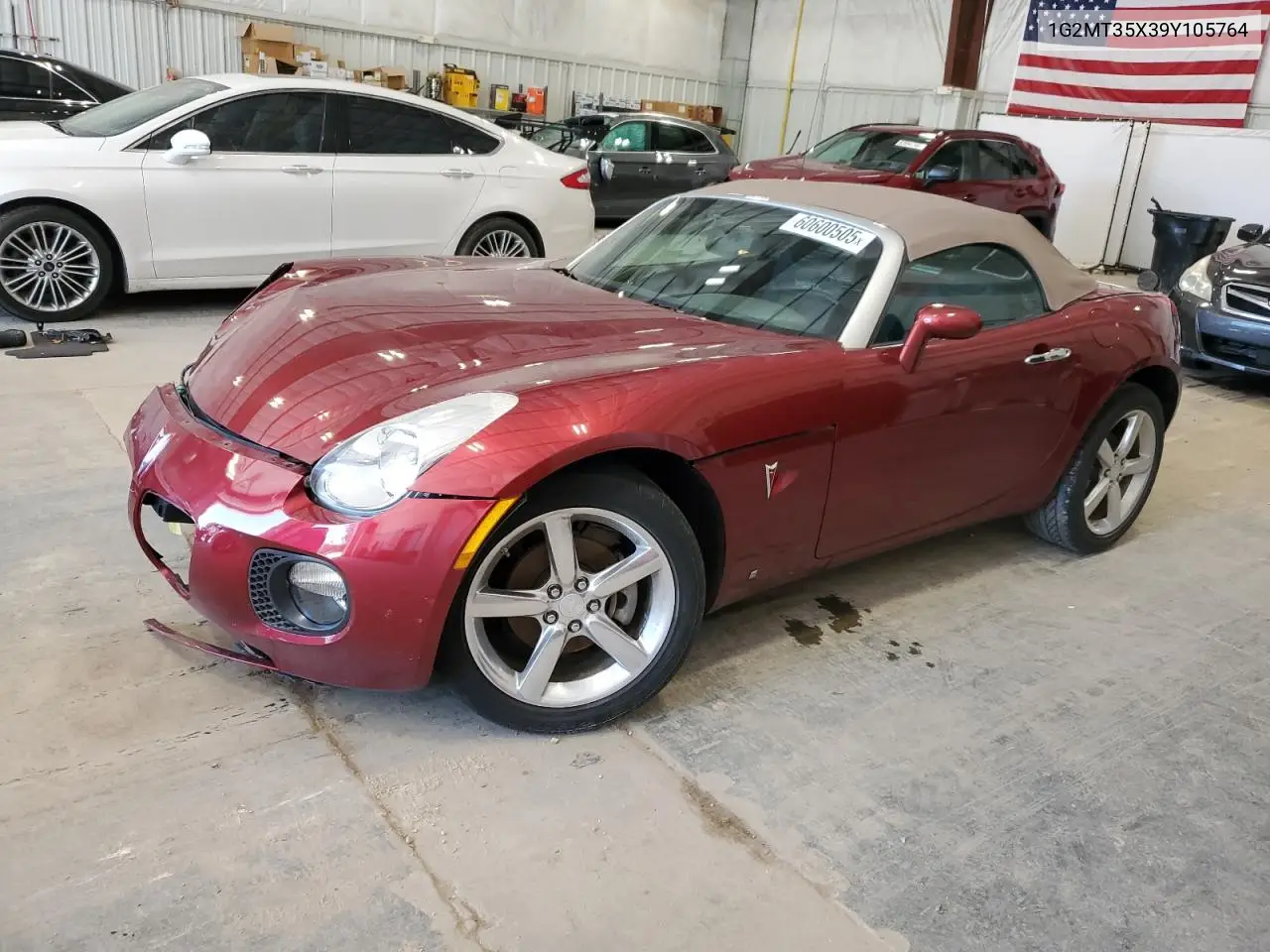 2009 Pontiac Solstice Gxp VIN: 1G2MT35X39Y105764 Lot: 60600505