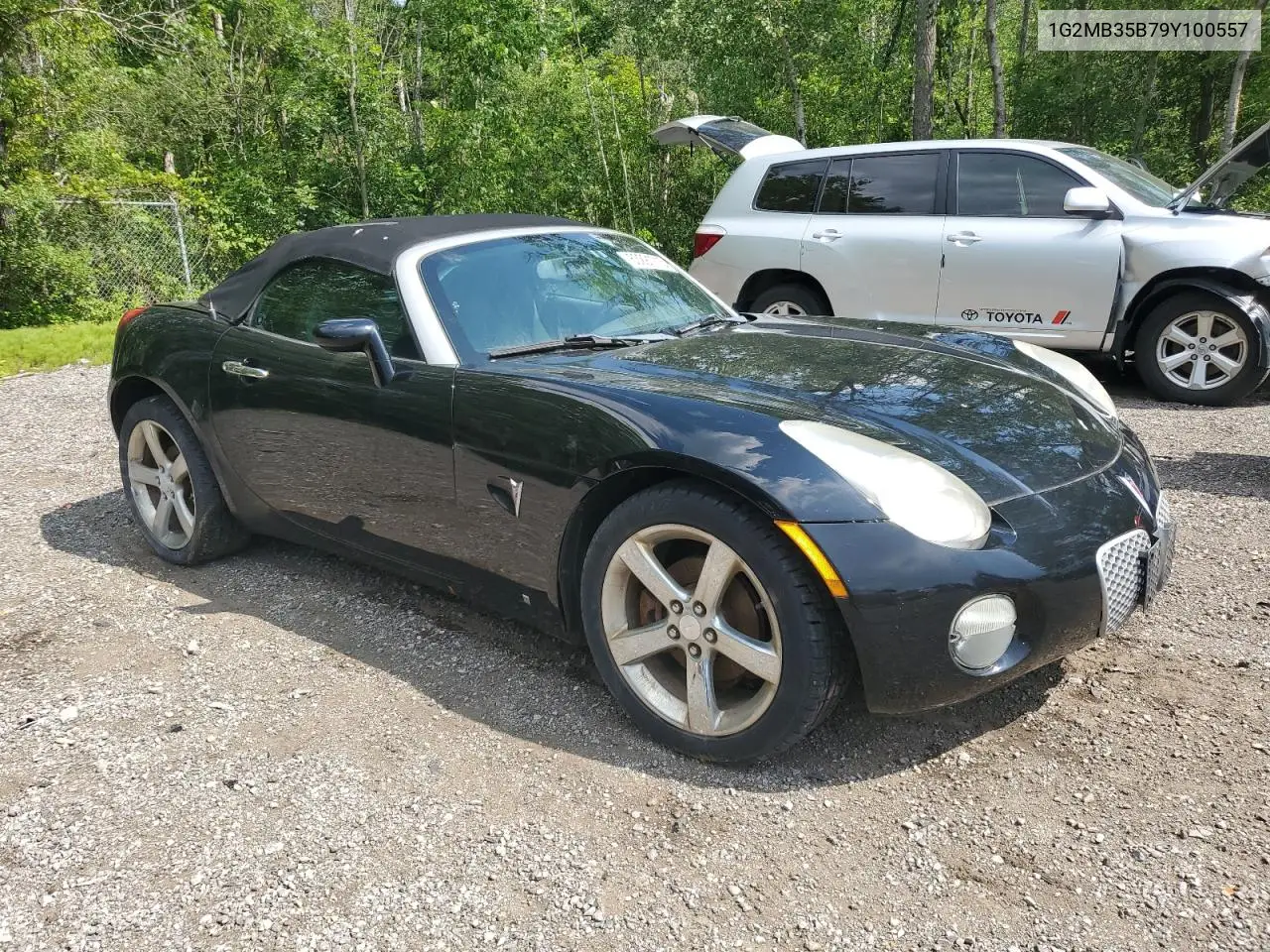 2009 Pontiac Solstice VIN: 1G2MB35B79Y100557 Lot: 63291715