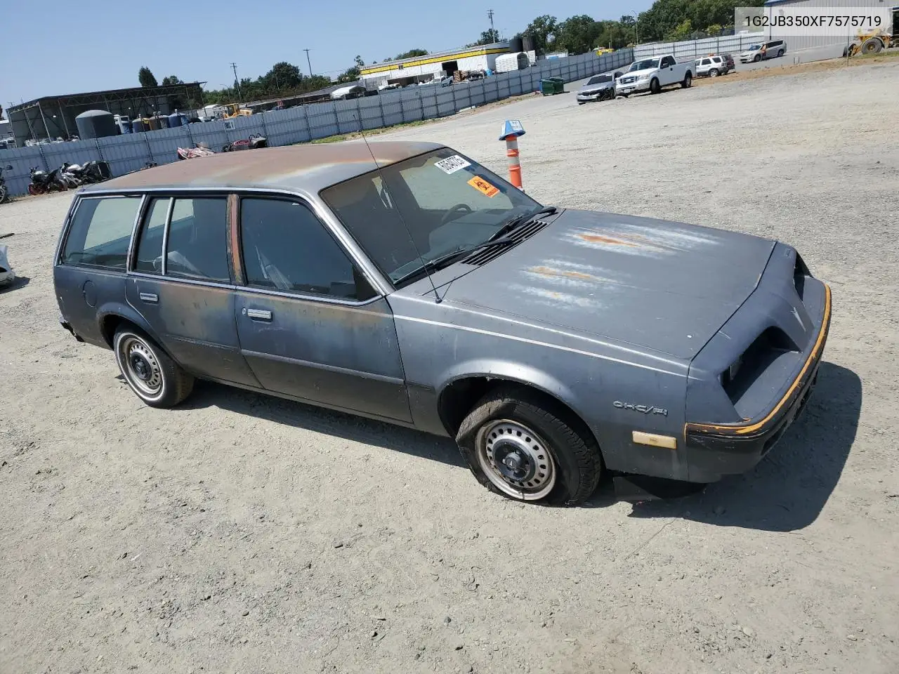 1985 Pontiac Sunbird VIN: 1G2JB350XF7575719 Lot: 60540725