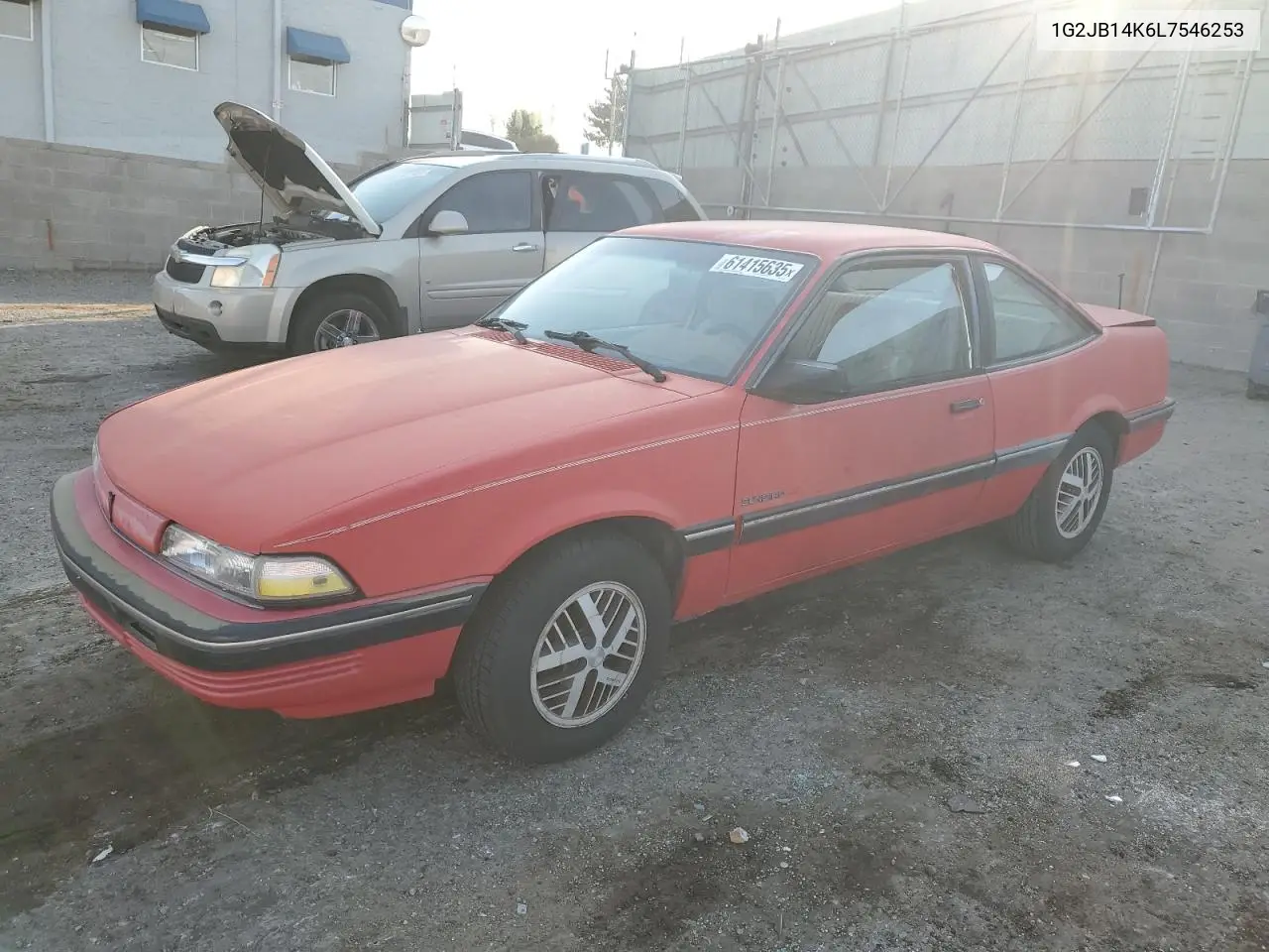 1990 Pontiac Sunbird Le VIN: 1G2JB14K6L7546253 Lot: 61415635