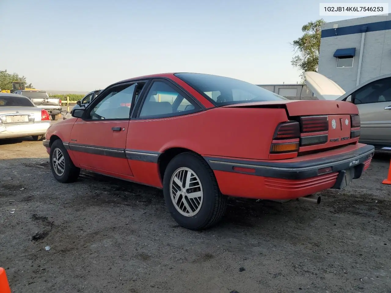 1990 Pontiac Sunbird Le VIN: 1G2JB14K6L7546253 Lot: 61415635