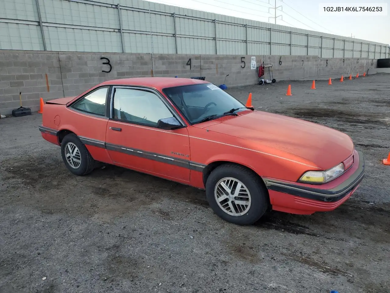 1990 Pontiac Sunbird Le VIN: 1G2JB14K6L7546253 Lot: 61415635