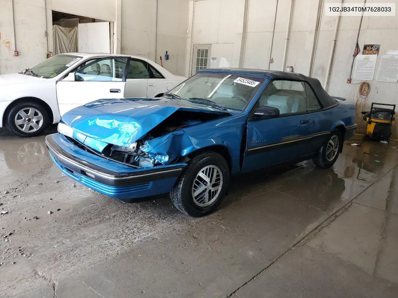 1991 Pontiac Sunbird Le VIN: 1G2JB34T0M7628033 Lot: 54523485