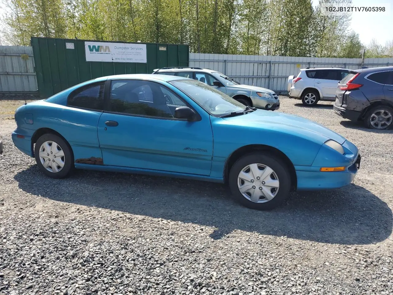 1997 Pontiac Sunfire Se VIN: 1G2JB12T1V7605398 Lot: 54256495