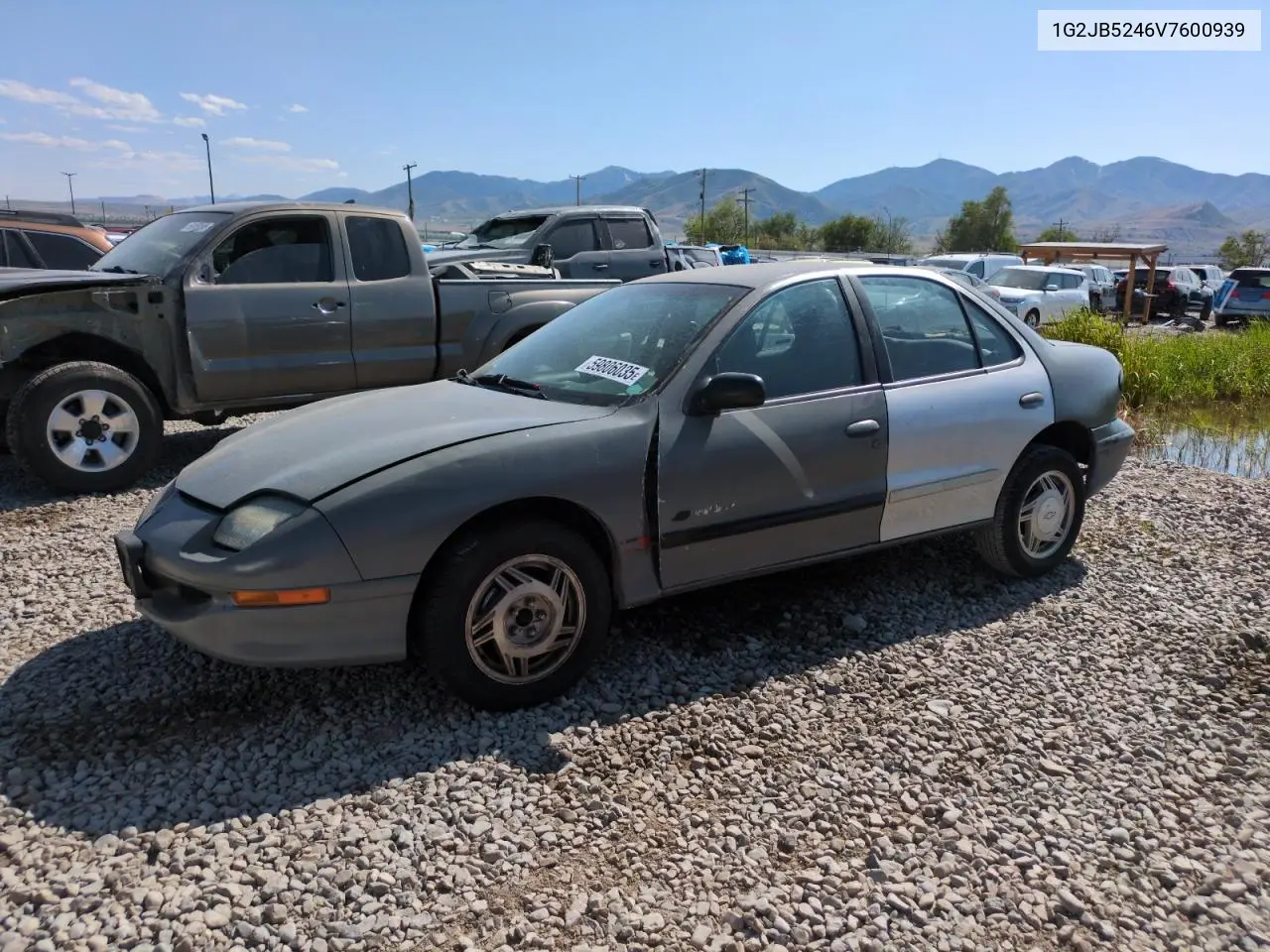 1997 Pontiac Sunfire Se VIN: 1G2JB5246V7600939 Lot: 59806035