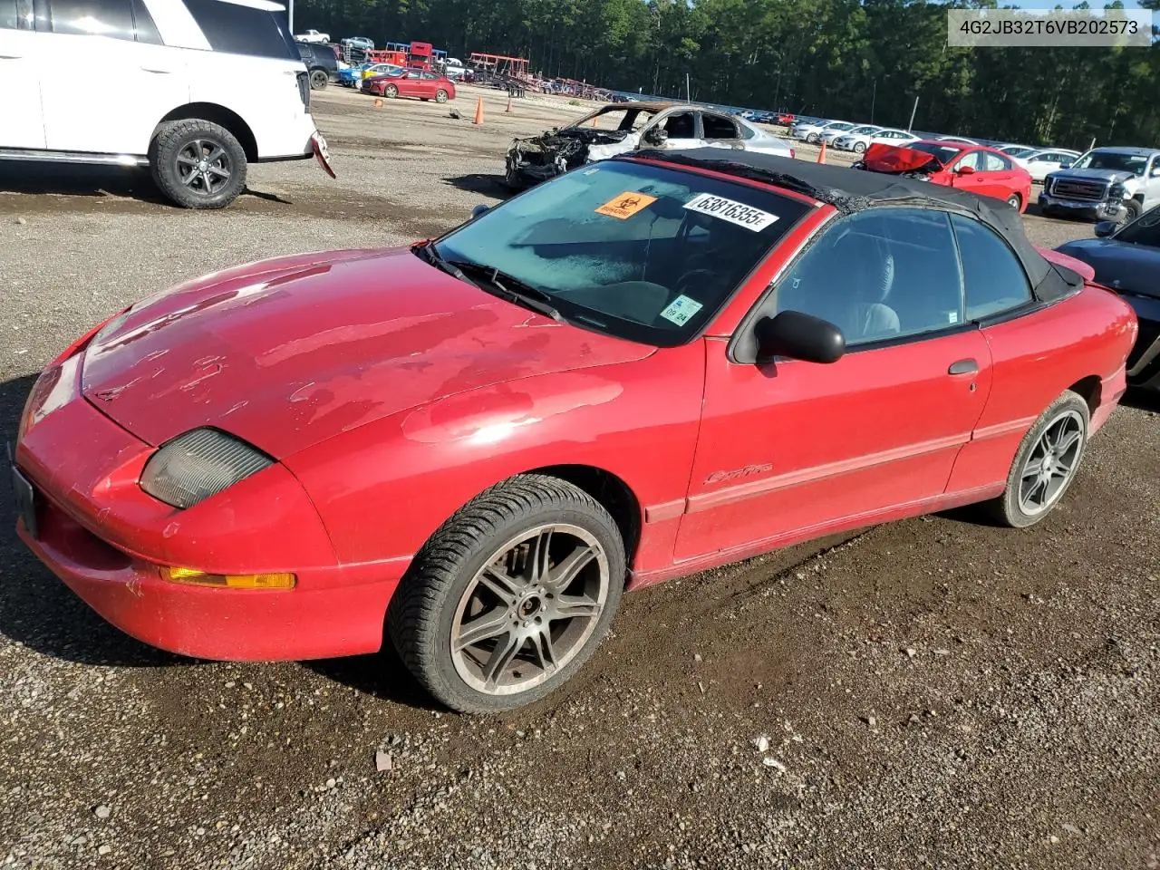 1997 Pontiac Sunfire Se VIN: 4G2JB32T6VB202573 Lot: 63816355