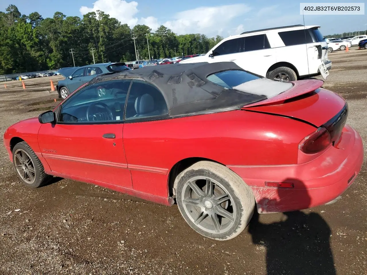 1997 Pontiac Sunfire Se VIN: 4G2JB32T6VB202573 Lot: 63816355