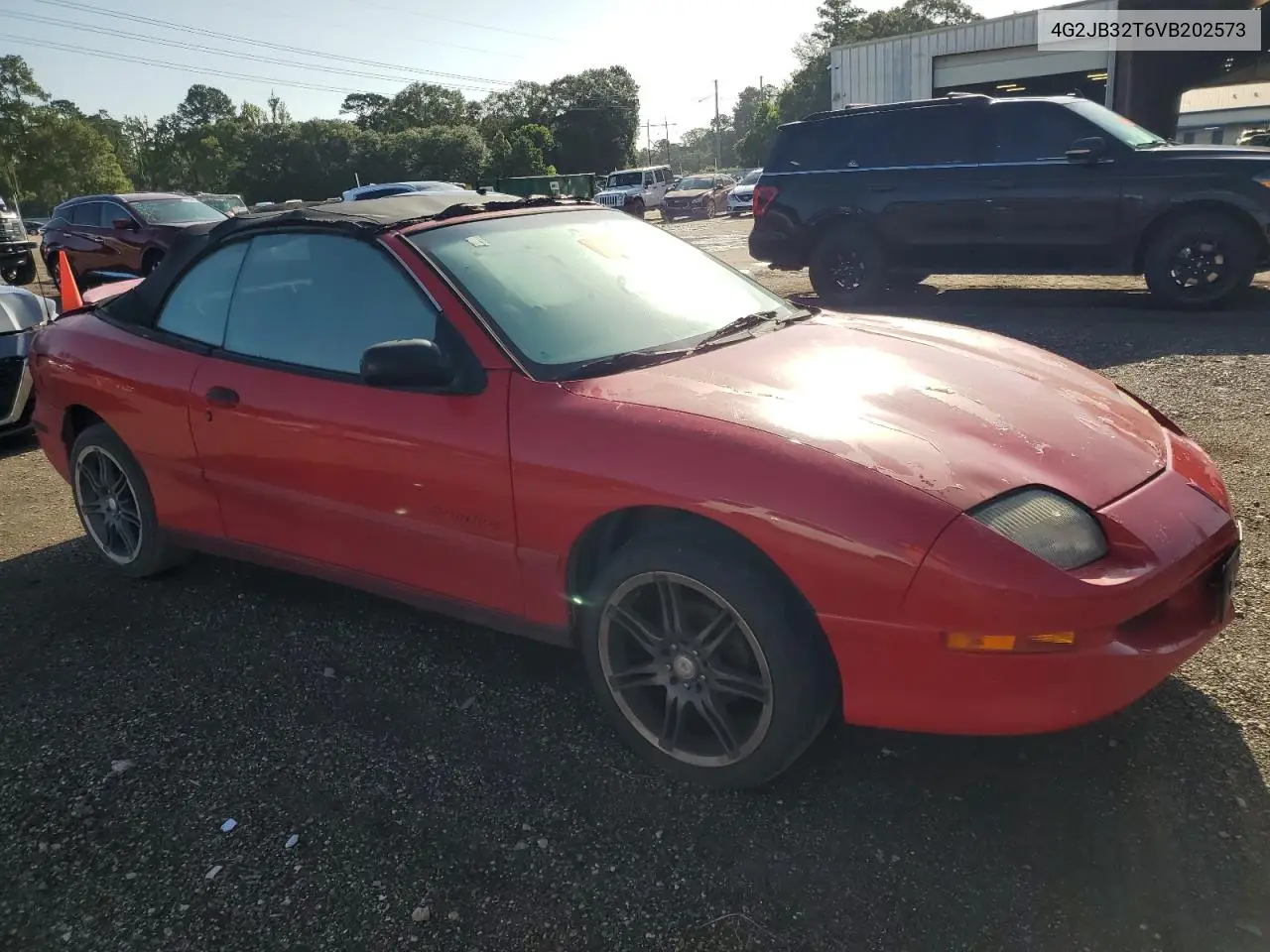 1997 Pontiac Sunfire Se VIN: 4G2JB32T6VB202573 Lot: 63816355