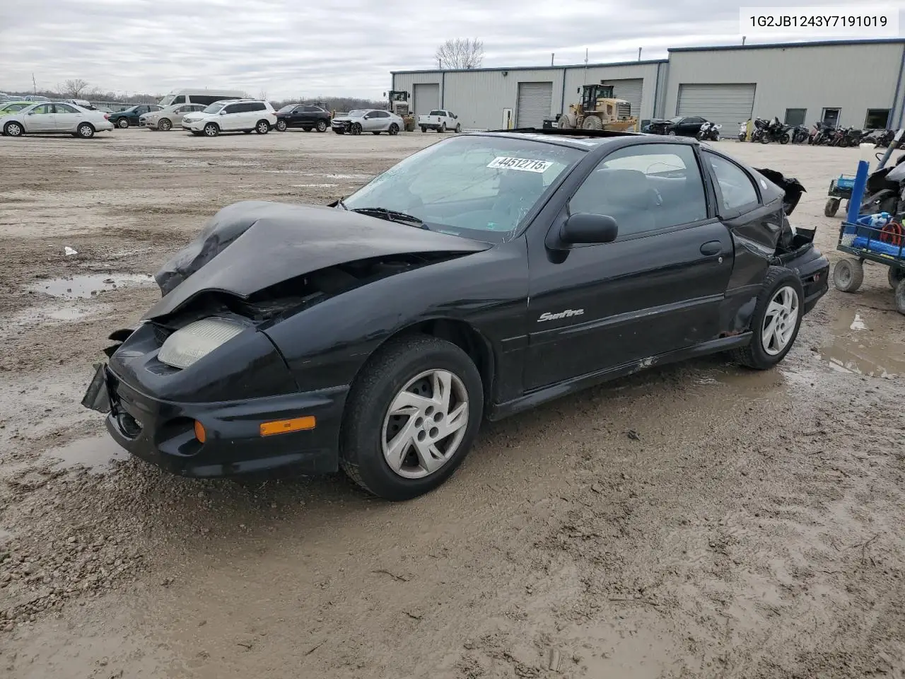 2000 Pontiac Sunfire Se VIN: 1G2JB1243Y7191019 Lot: 44512715