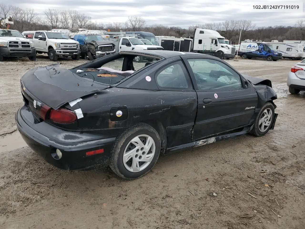 2000 Pontiac Sunfire Se VIN: 1G2JB1243Y7191019 Lot: 44512715