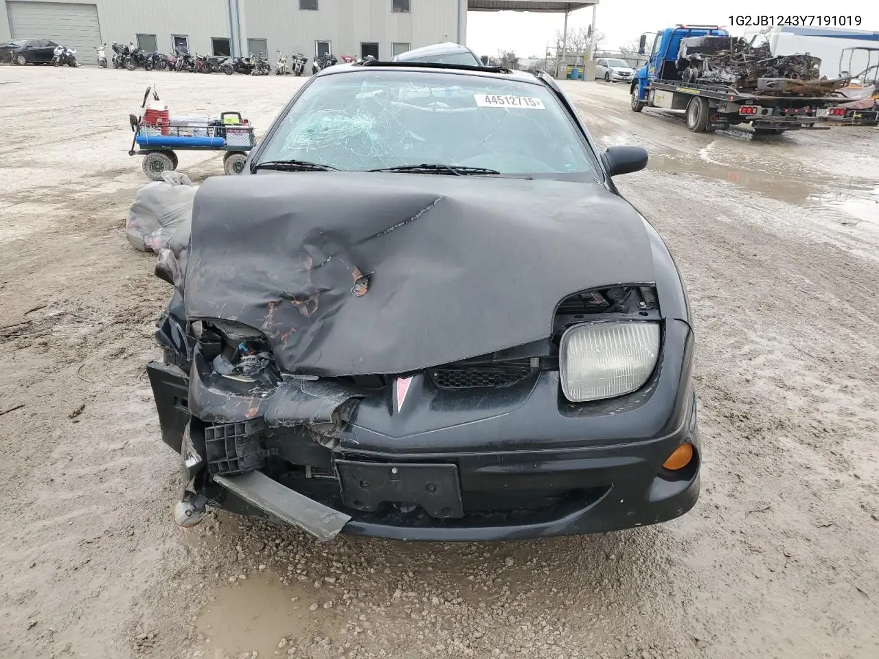 2000 Pontiac Sunfire Se VIN: 1G2JB1243Y7191019 Lot: 44512715