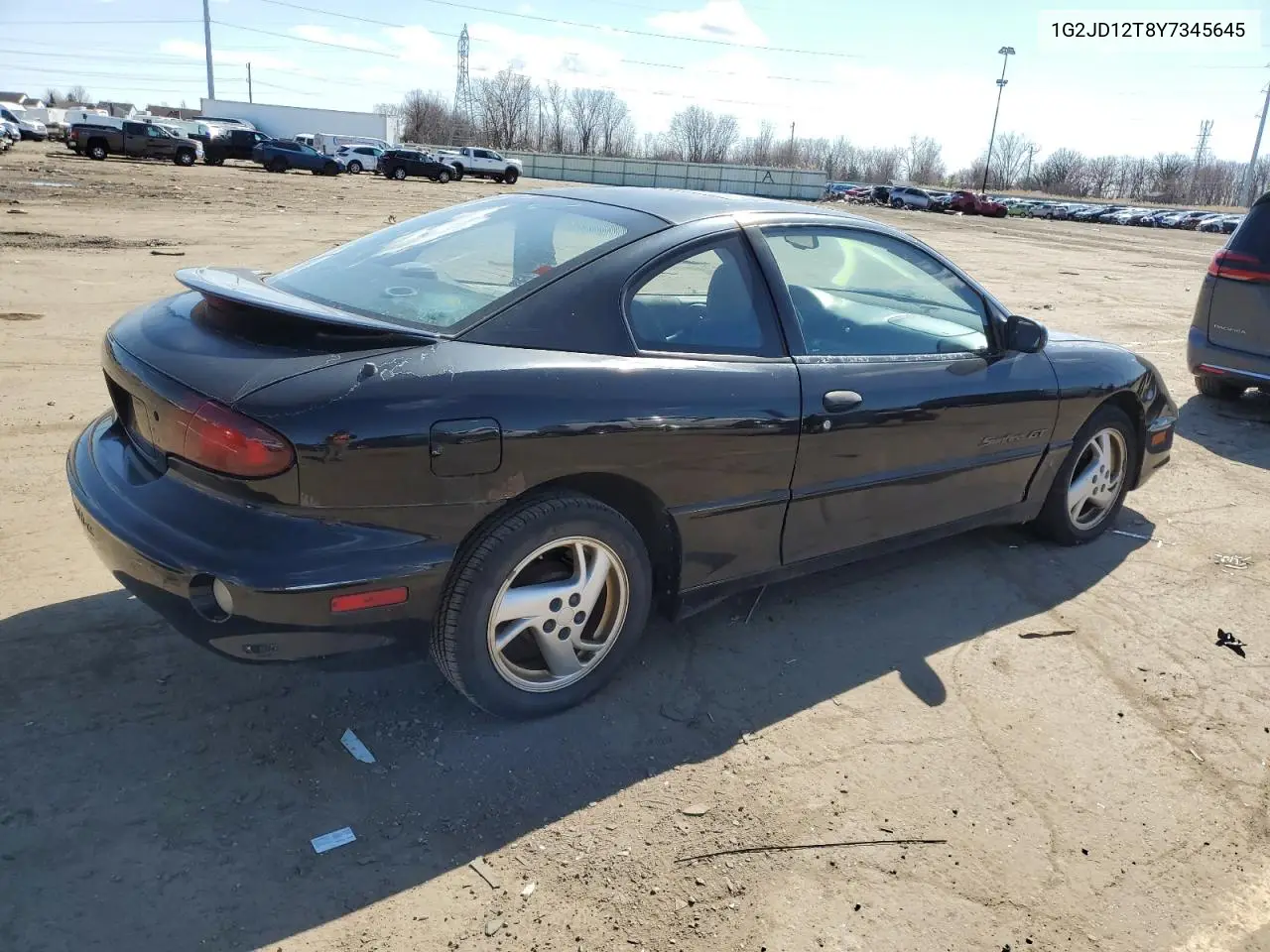 2000 Pontiac Sunfire Gt VIN: 1G2JD12T8Y7345645 Lot: 63547625