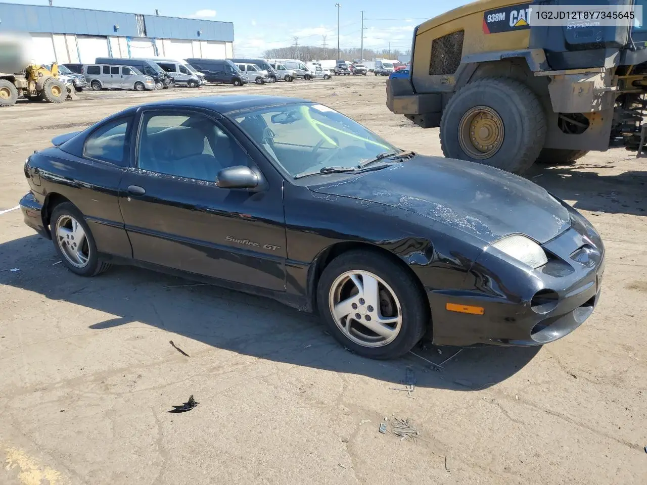 2000 Pontiac Sunfire Gt VIN: 1G2JD12T8Y7345645 Lot: 63547625