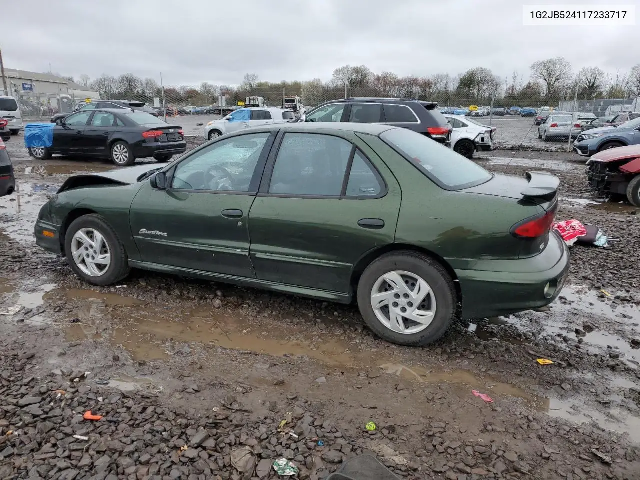 2001 Pontiac Sunfire Se VIN: 1G2JB524117233717 Lot: 52409085