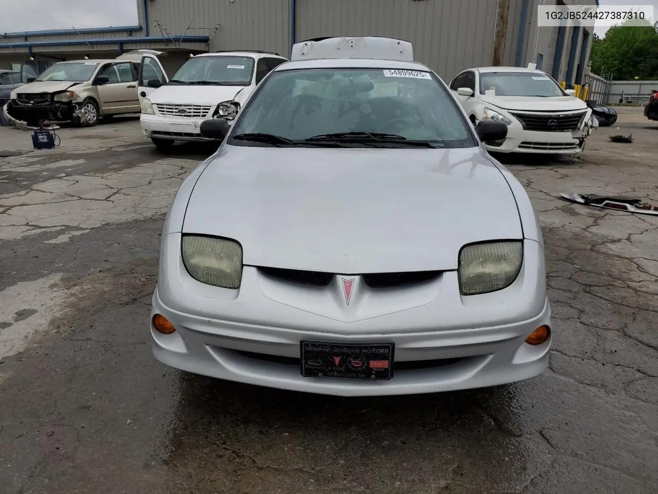 2002 Pontiac Sunfire Se VIN: 1G2JB524427387310 Lot: 54899625
