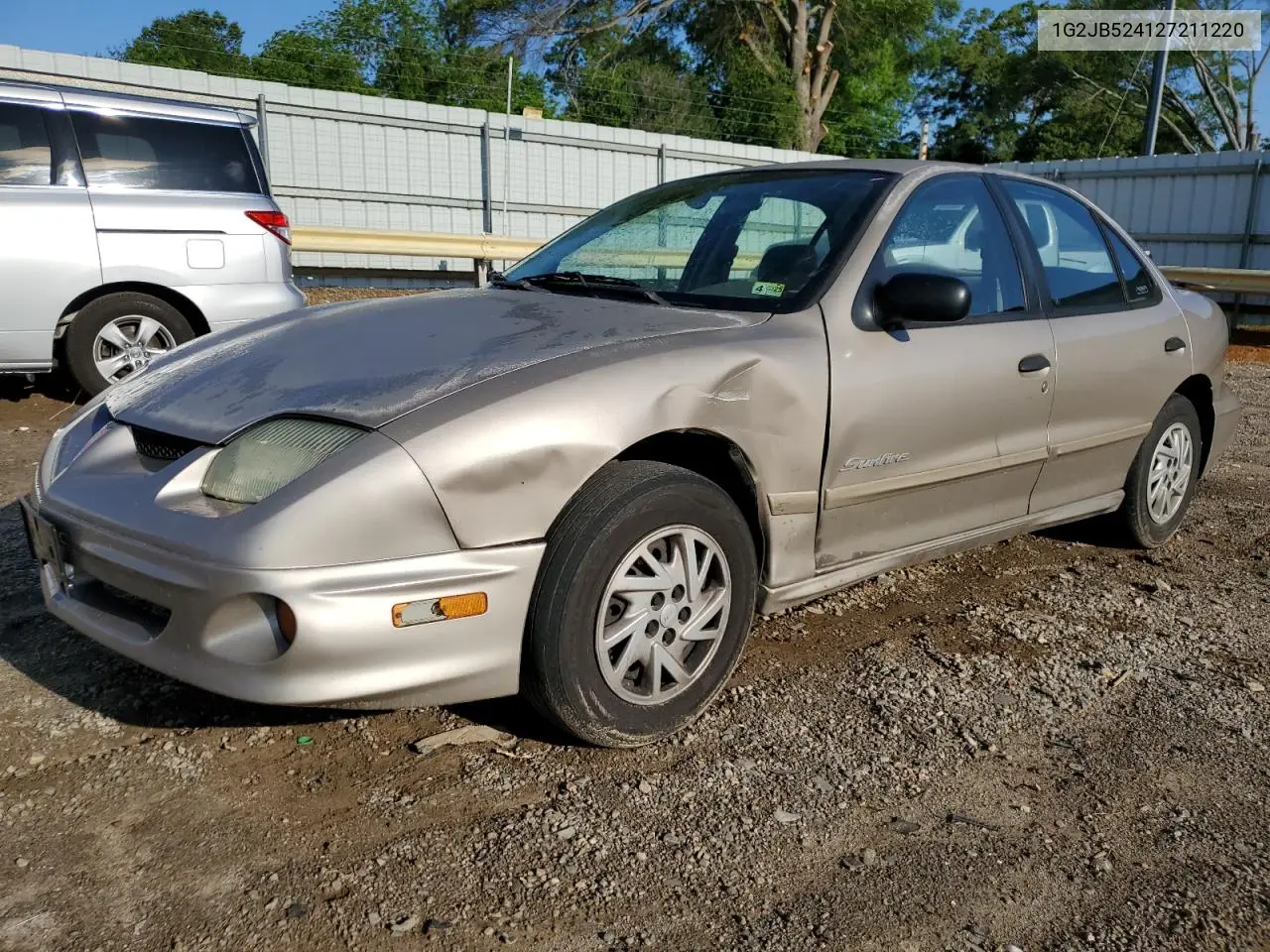 2002 Pontiac Sunfire Se VIN: 1G2JB524127211220 Lot: 55301595