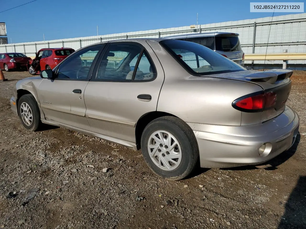 2002 Pontiac Sunfire Se VIN: 1G2JB524127211220 Lot: 55301595