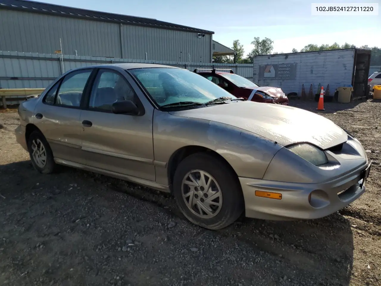 2002 Pontiac Sunfire Se VIN: 1G2JB524127211220 Lot: 55301595