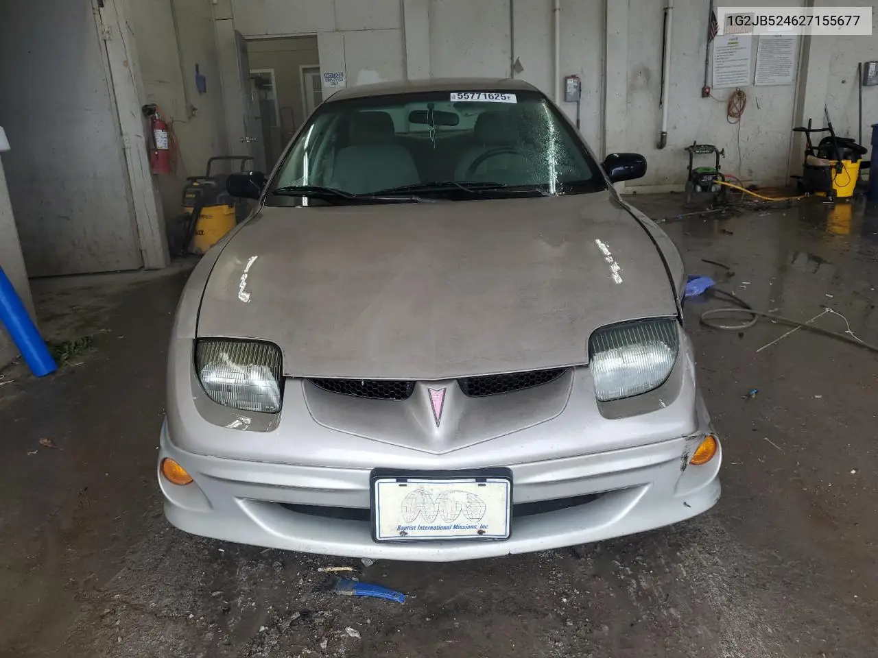 2002 Pontiac Sunfire Se VIN: 1G2JB524627155677 Lot: 55771625