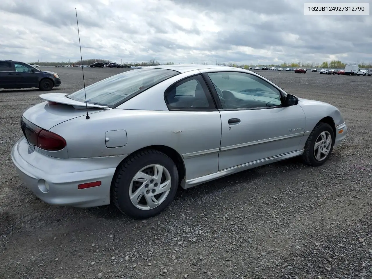 2002 Pontiac Sunfire Se VIN: 1G2JB124927312790 Lot: 55923795