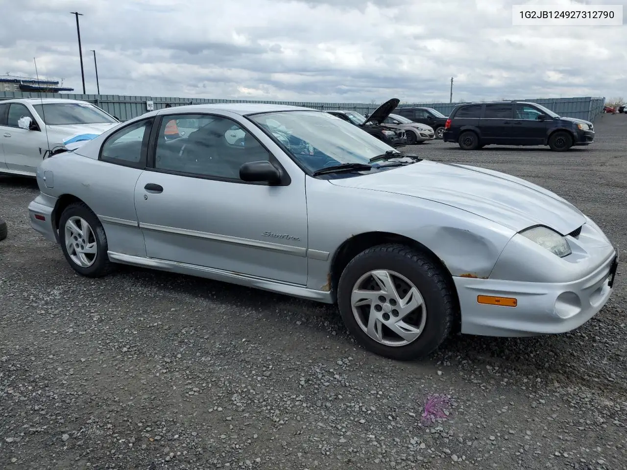 2002 Pontiac Sunfire Se VIN: 1G2JB124927312790 Lot: 55923795