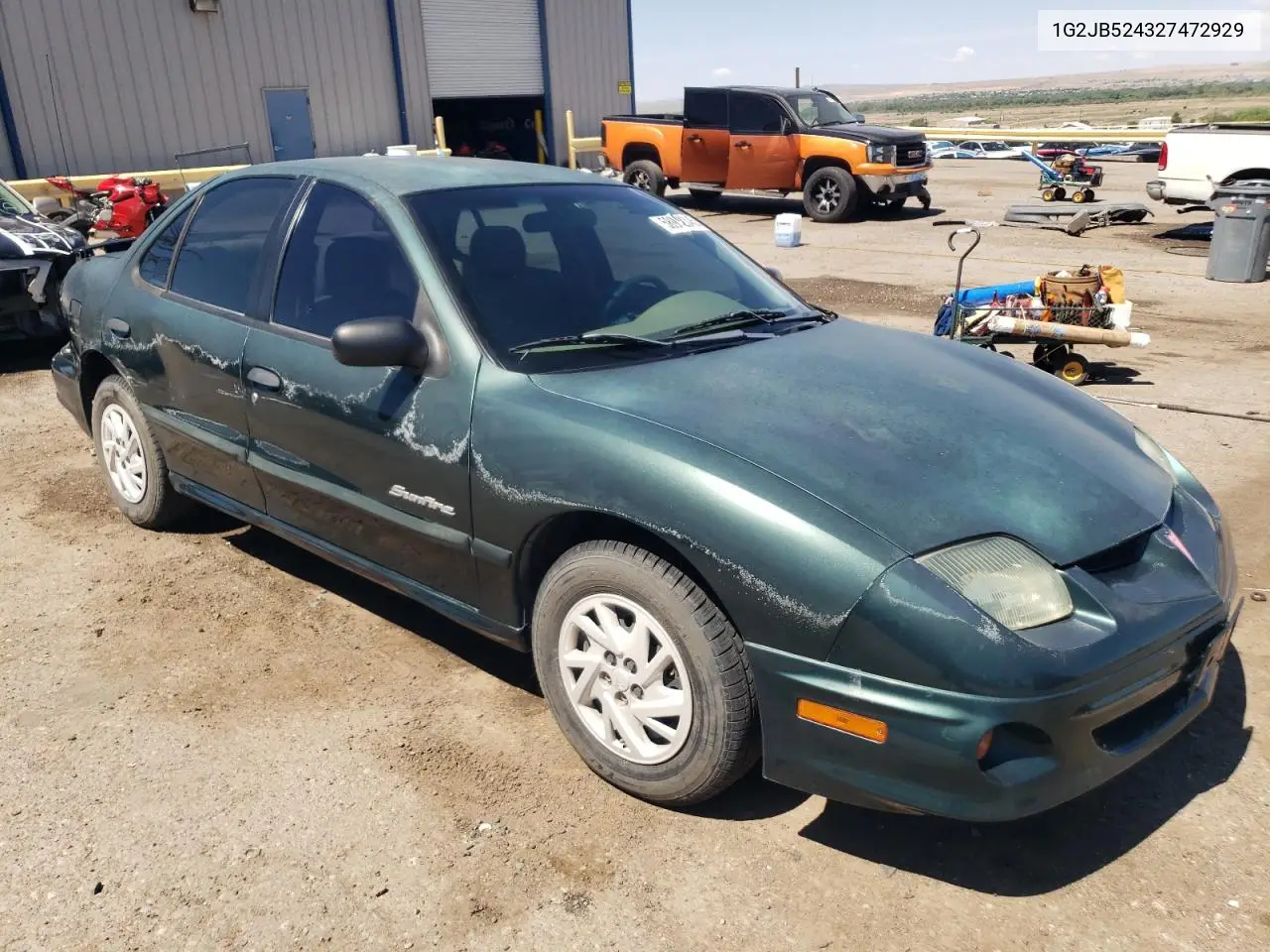 2002 Pontiac Sunfire Se VIN: 1G2JB524327472929 Lot: 58992345