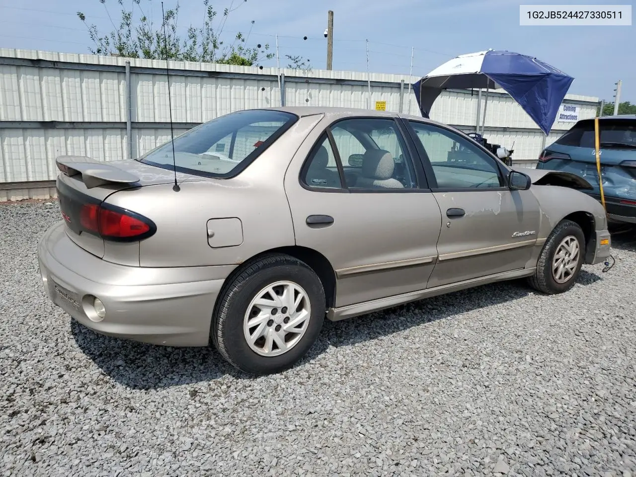 2002 Pontiac Sunfire Se VIN: 1G2JB524427330511 Lot: 59336945