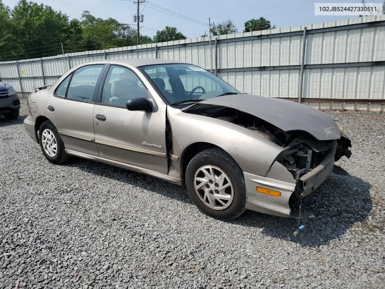 2002 Pontiac Sunfire Se VIN: 1G2JB524427330511 Lot: 59336945