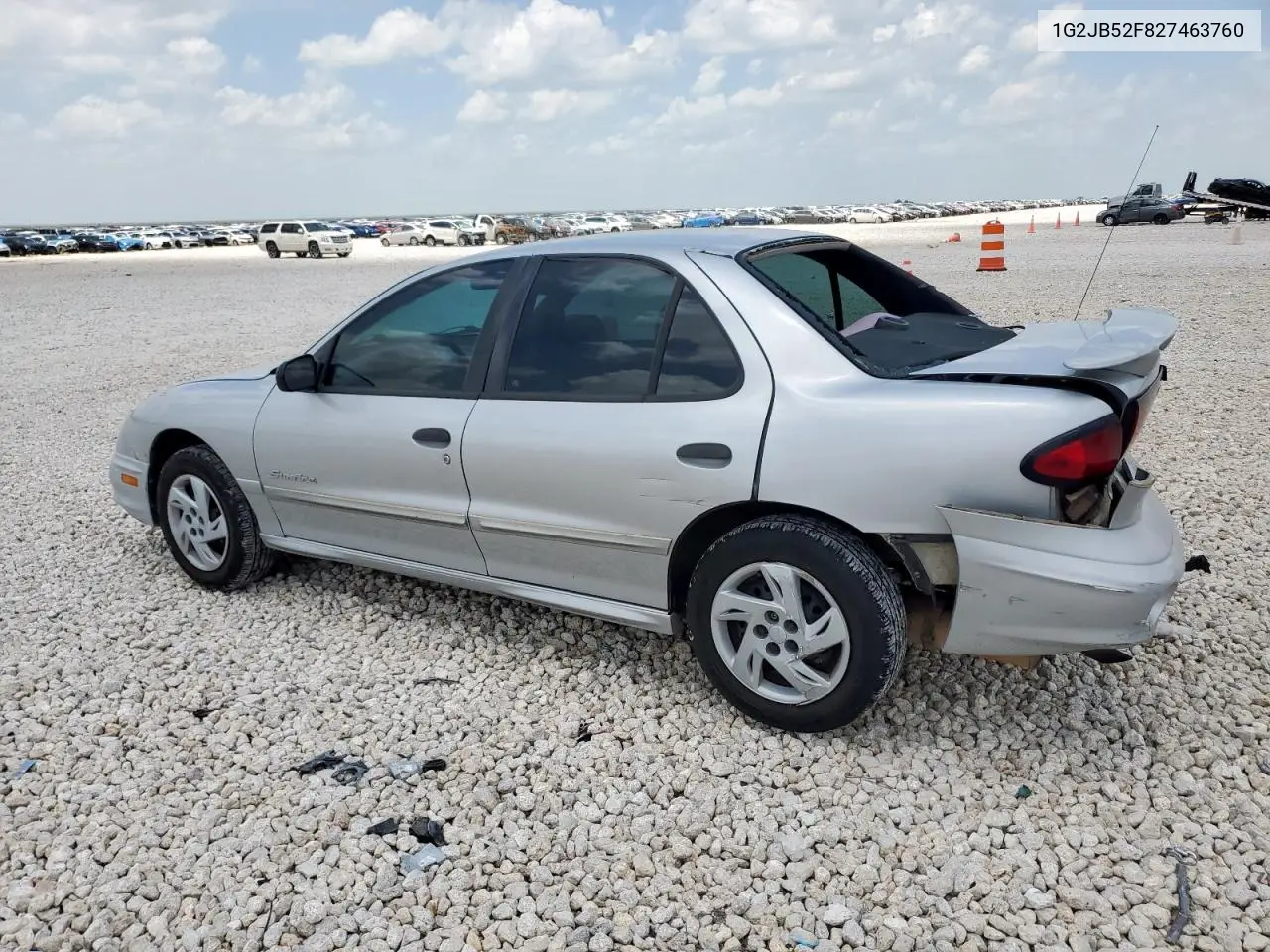 2002 Pontiac Sunfire Se VIN: 1G2JB52F827463760 Lot: 62104215
