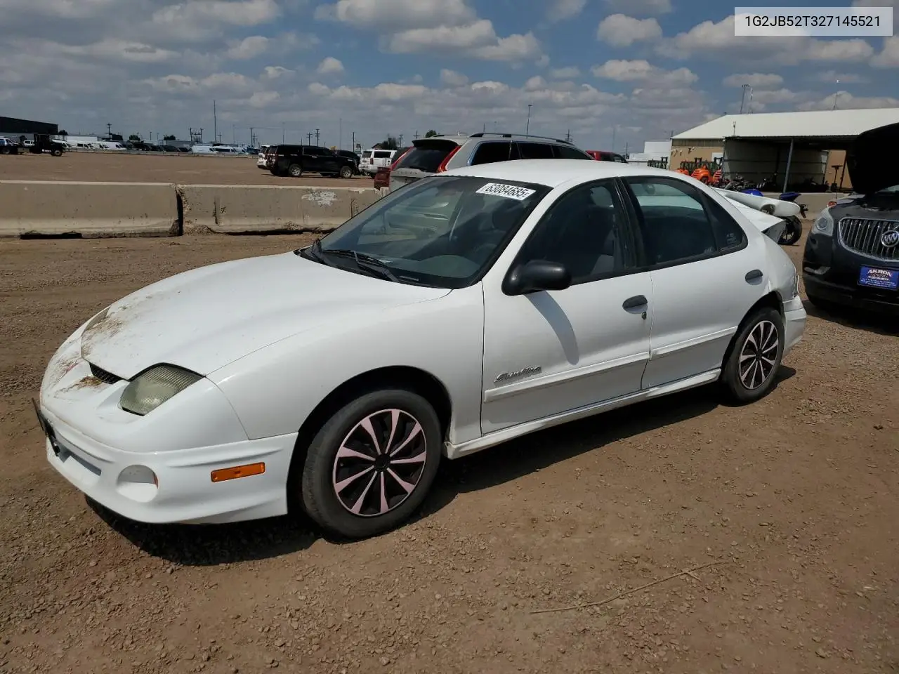 2002 Pontiac Sunfire Se VIN: 1G2JB52T327145521 Lot: 63084685