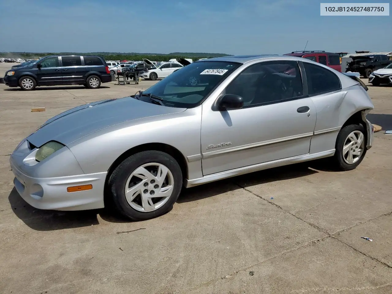2002 Pontiac Sunfire Se VIN: 1G2JB124527487750 Lot: 64767845