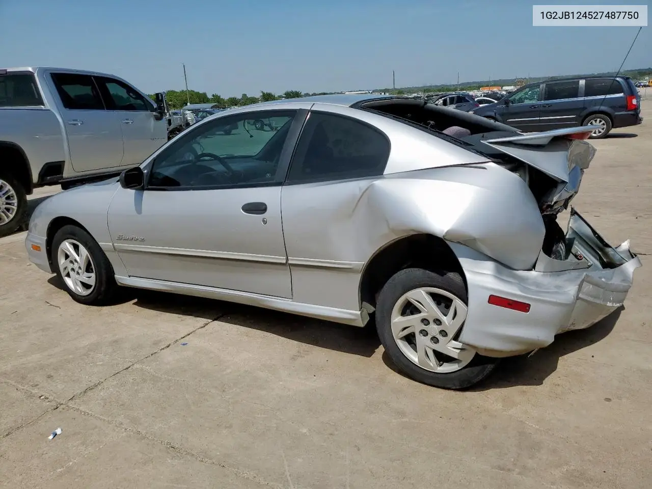 2002 Pontiac Sunfire Se VIN: 1G2JB124527487750 Lot: 64767845