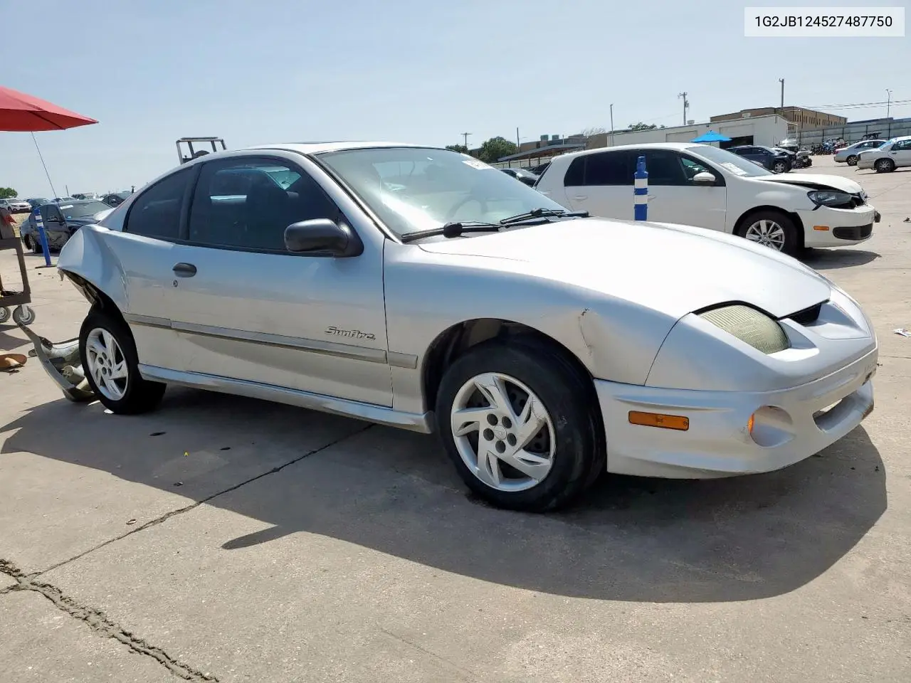 2002 Pontiac Sunfire Se VIN: 1G2JB124527487750 Lot: 64767845