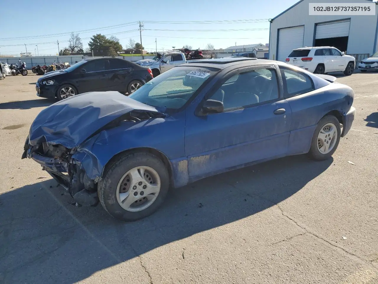 2003 Pontiac Sunfire VIN: 1G2JB12F737357195 Lot: 50627925