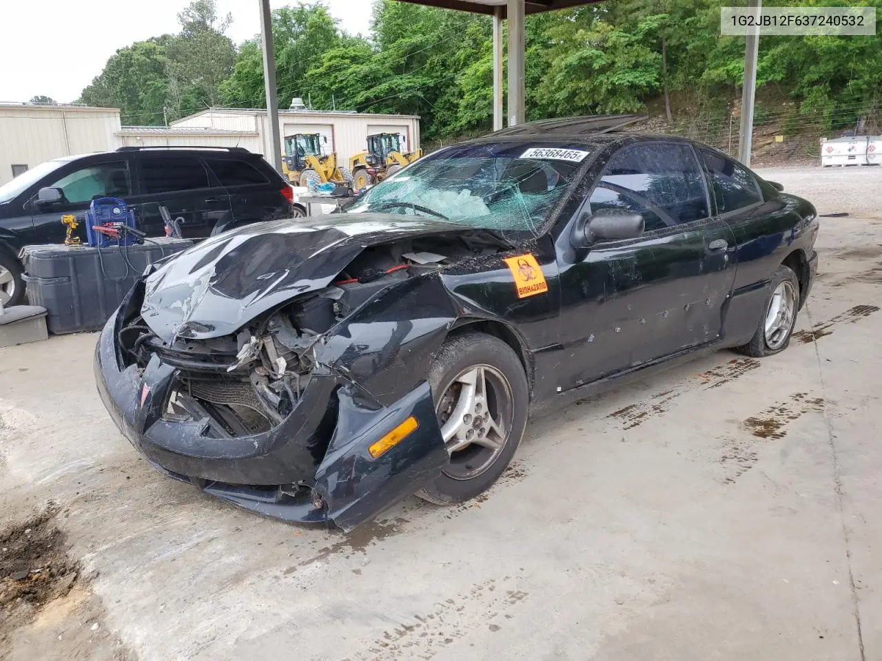 2003 Pontiac Sunfire VIN: 1G2JB12F637240532 Lot: 56368465