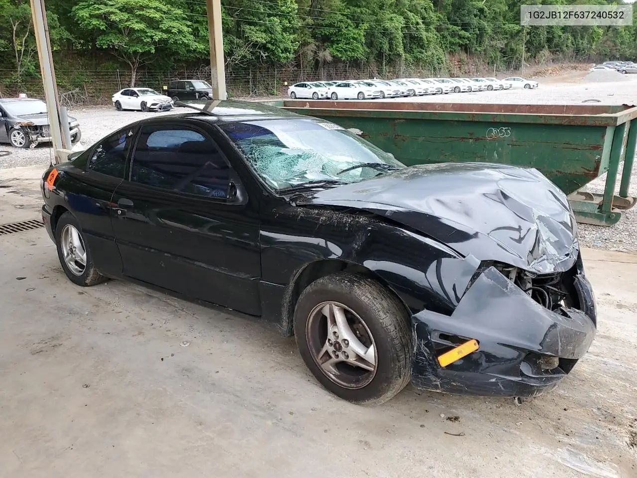 2003 Pontiac Sunfire VIN: 1G2JB12F637240532 Lot: 56368465