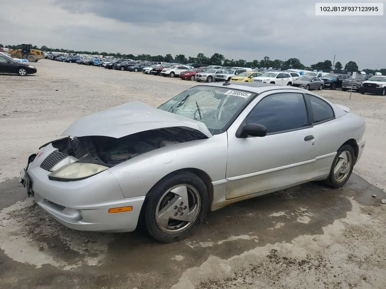 2003 Pontiac Sunfire VIN: 1G2JB12F937123995 Lot: 57088505