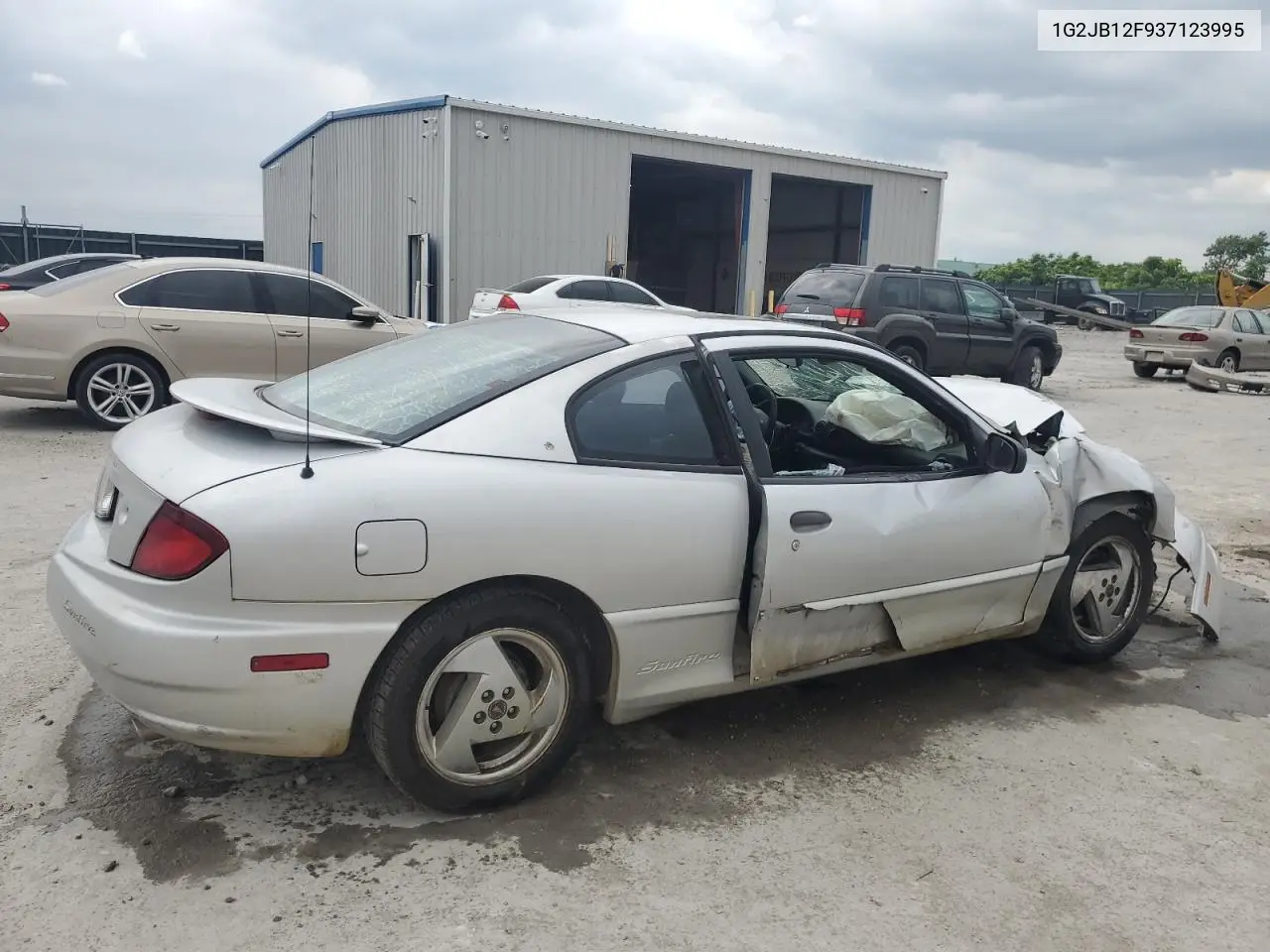 2003 Pontiac Sunfire VIN: 1G2JB12F937123995 Lot: 57088505