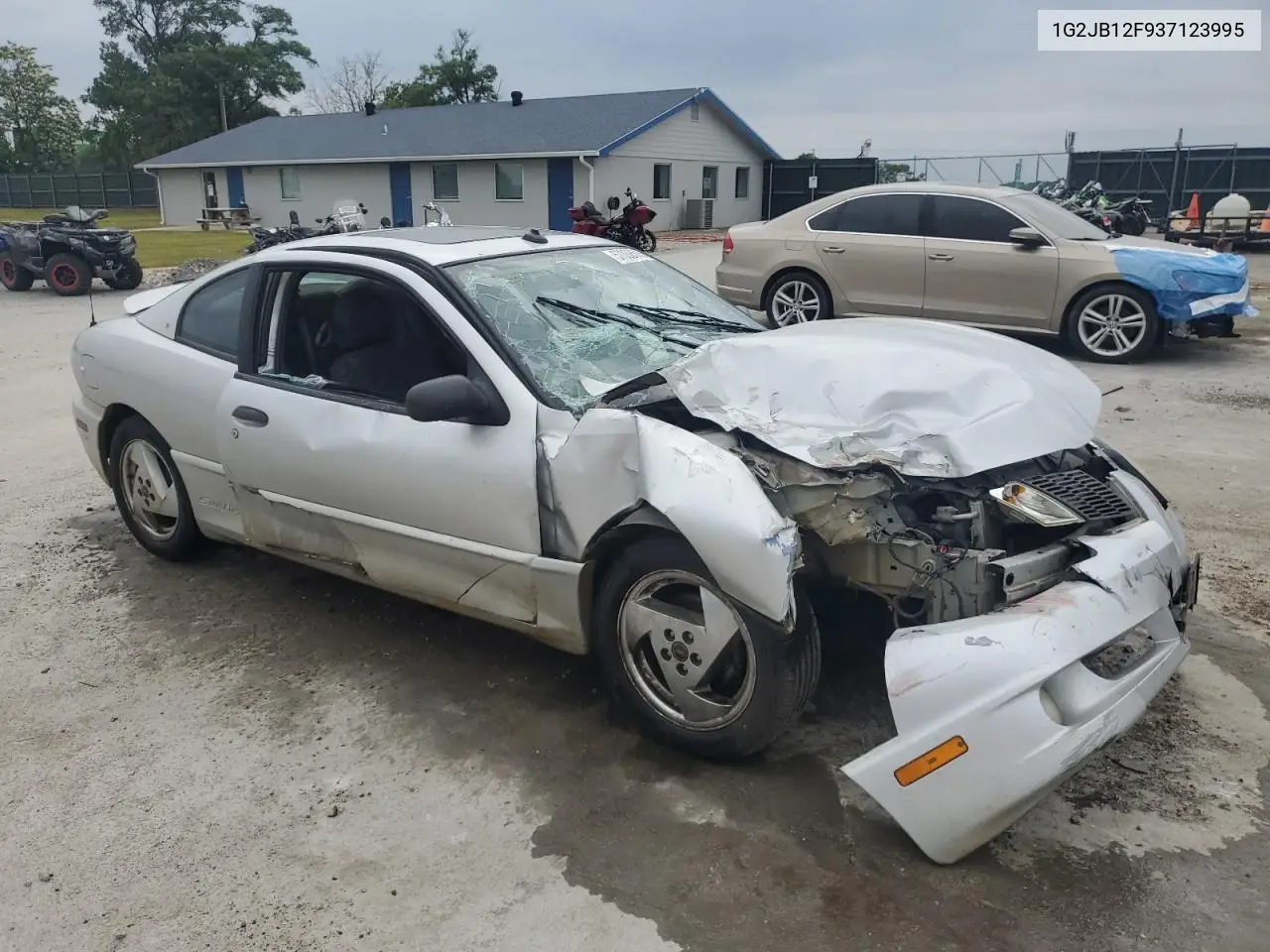 2003 Pontiac Sunfire VIN: 1G2JB12F937123995 Lot: 57088505