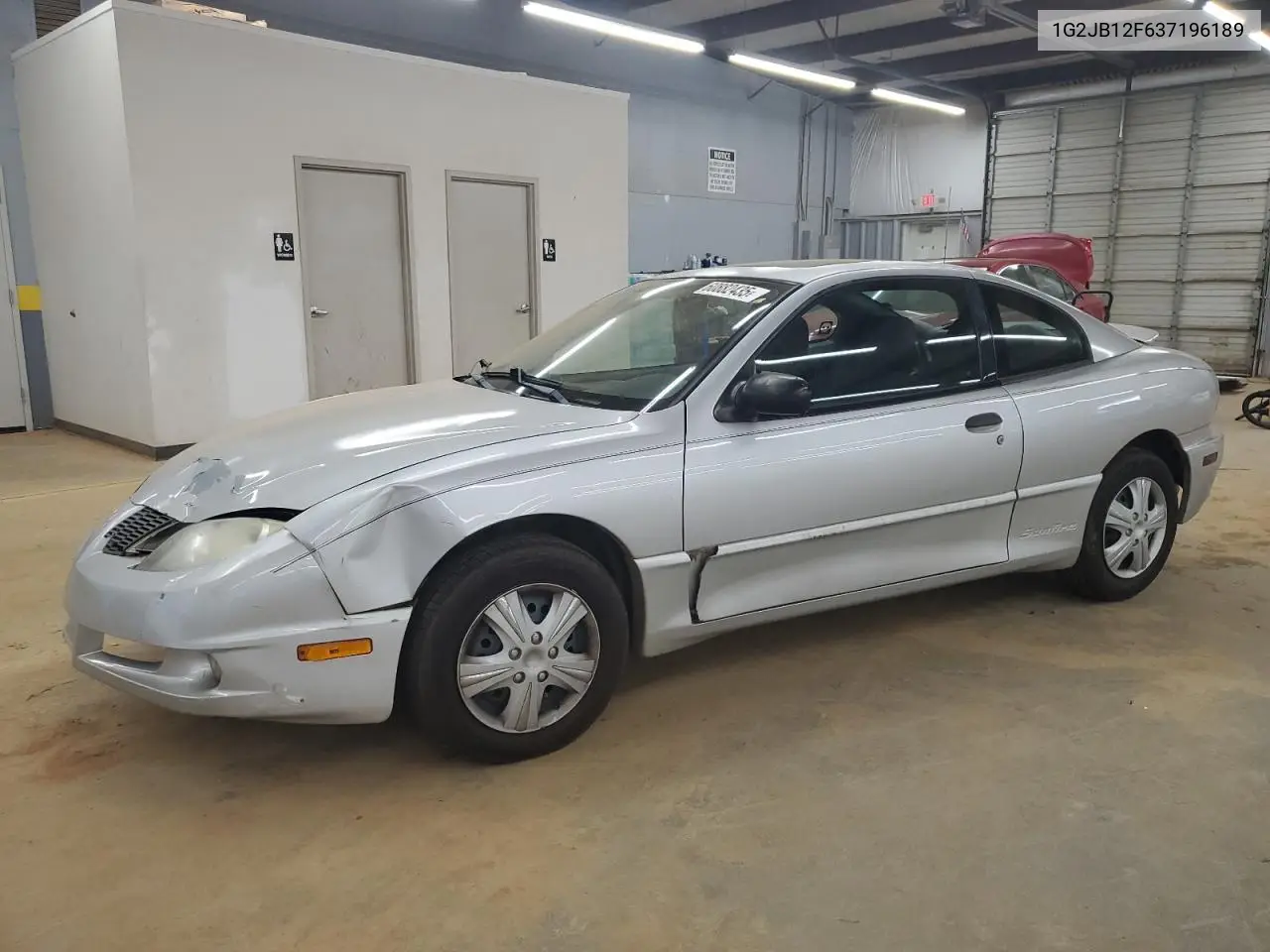 2003 Pontiac Sunfire VIN: 1G2JB12F637196189 Lot: 60882435
