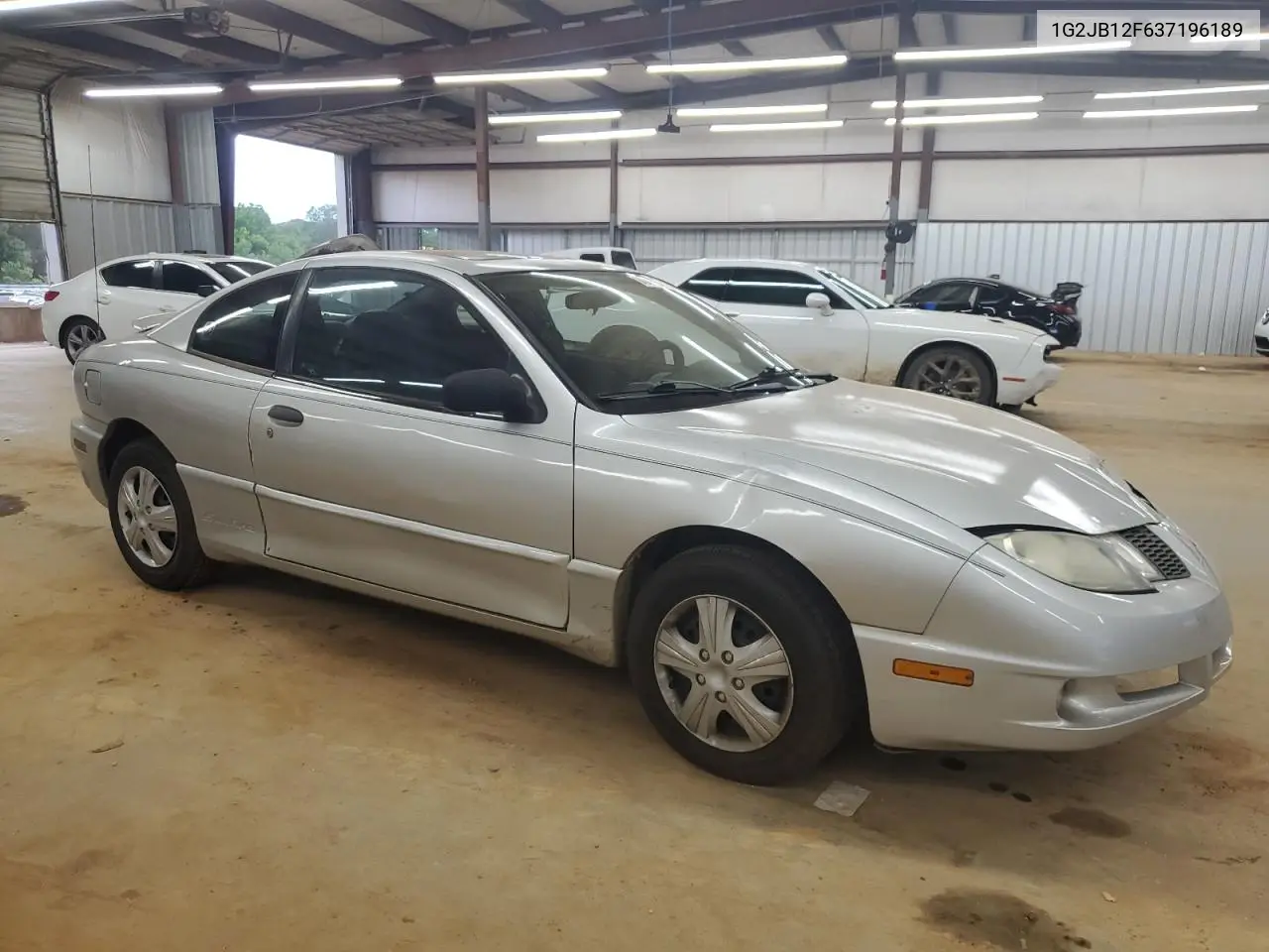 2003 Pontiac Sunfire VIN: 1G2JB12F637196189 Lot: 60882435